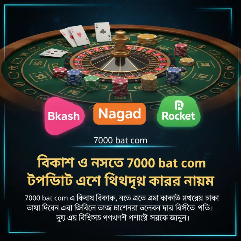 7000 bat com পেমেন্ট মেথড বিকাশ ও নগদ
